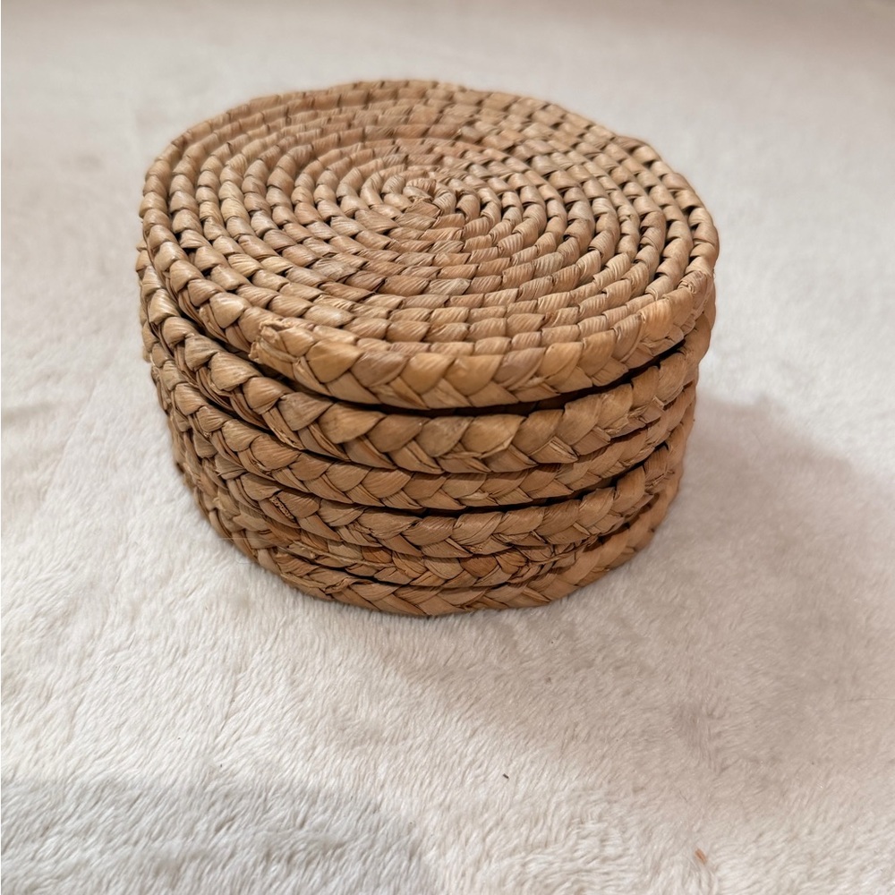 Set of hand Woven Coasters